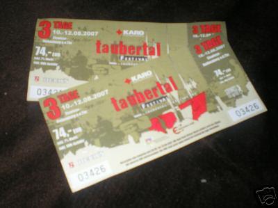 Bela B: Tour: Ticket: Taubertal Festival